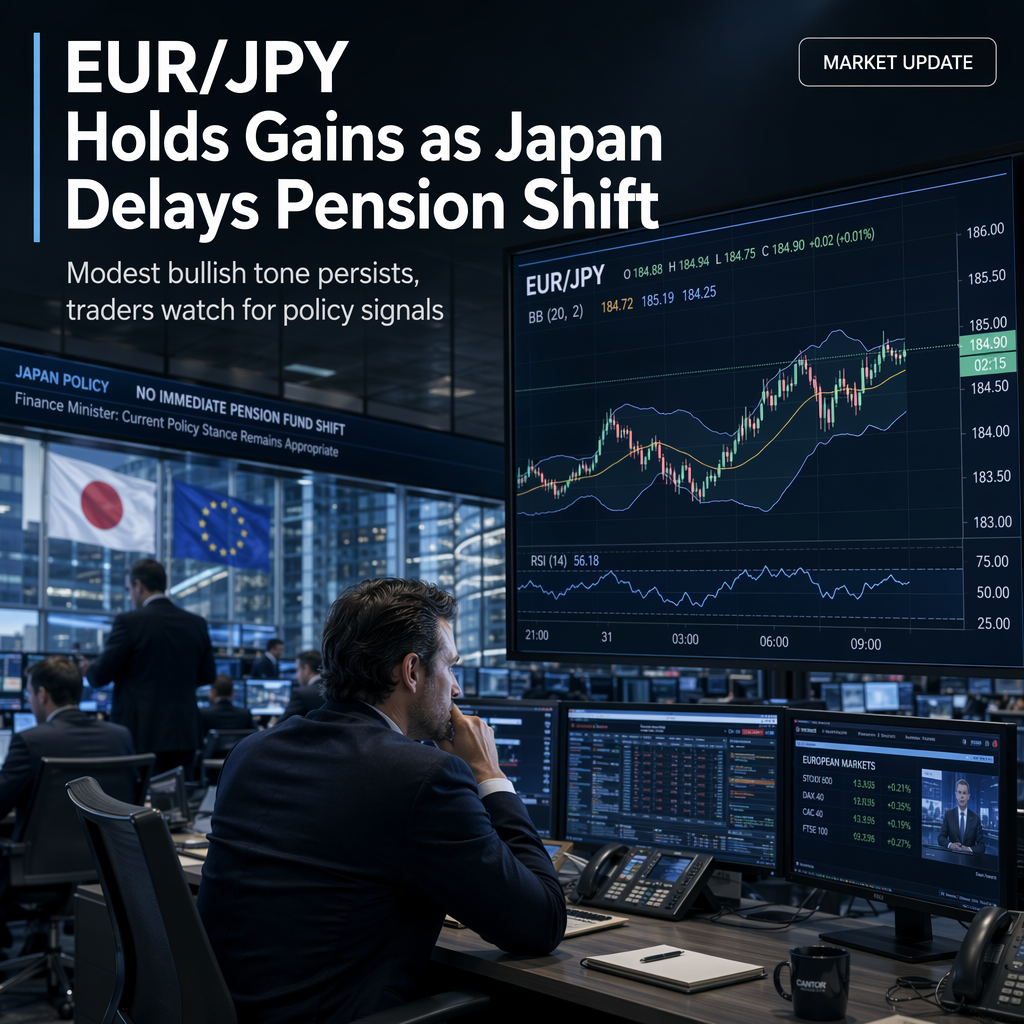 EUR/JPY Edges Higher as Japanese Officials Signal No Immediate Pension Fund Shift