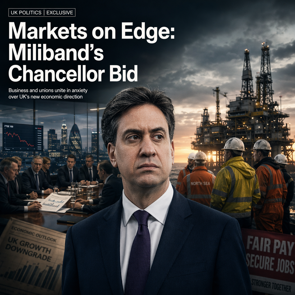 UK Business Leaders Express Concern Over Ed Miliband's Potential Appointment as Chancellor