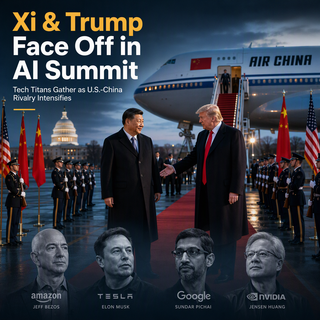 Xi Jinping Arrives in Washington for High-Stakes AI and Trade Summit with Trump
