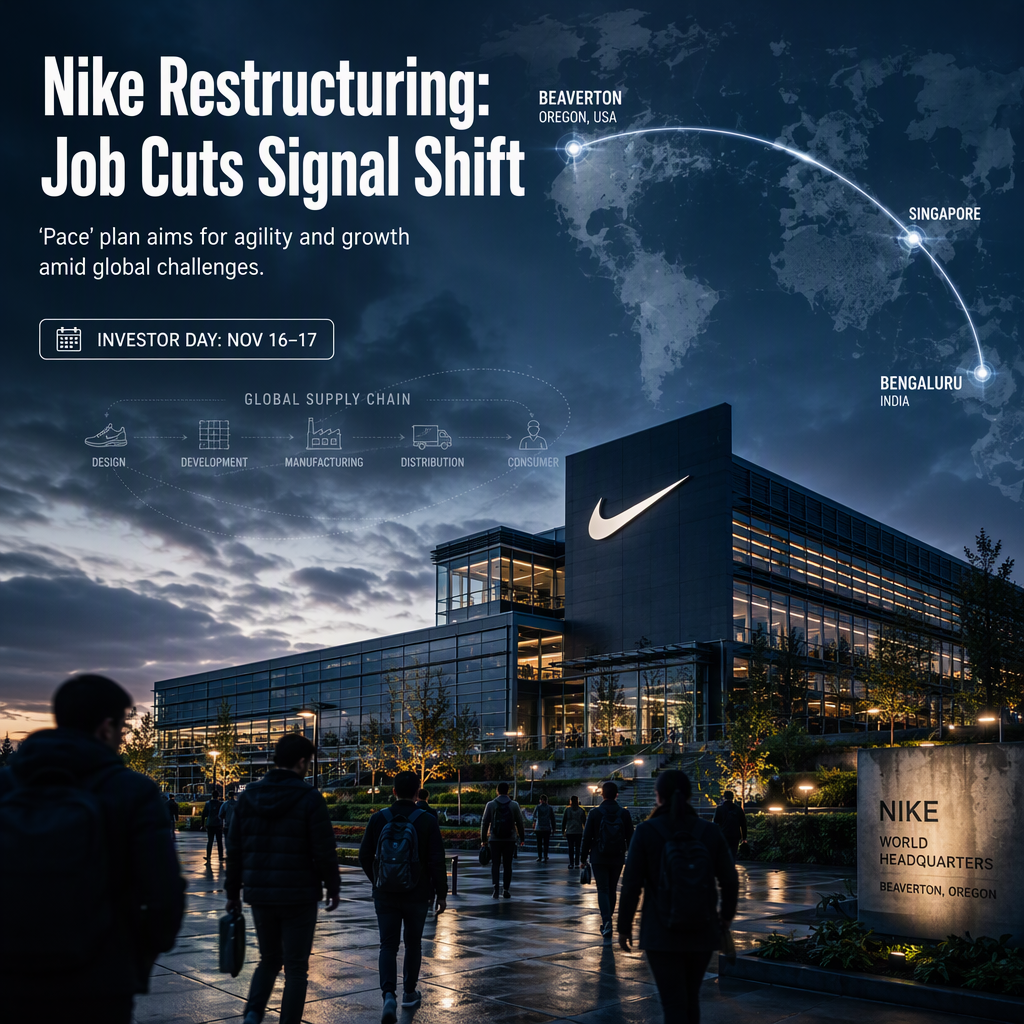 Nike Announces Major Restructuring Plan with Job Cuts to Boost Agility and Growth