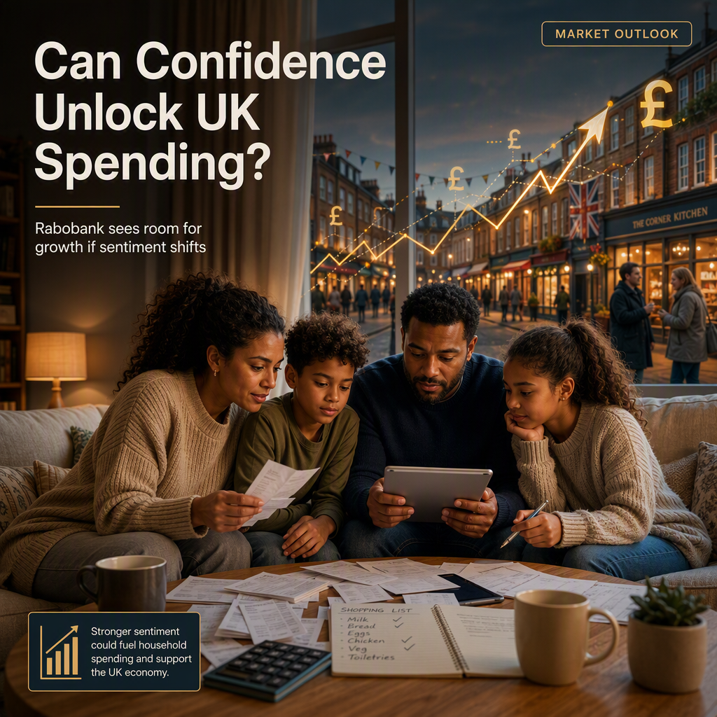 UK Household Spending Could Rise if Confidence Improves, Says Rabobank