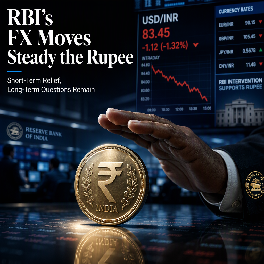 RBI's Forceful FX Measures Offer Short-Term Support for Indian Rupee, OCBC Says