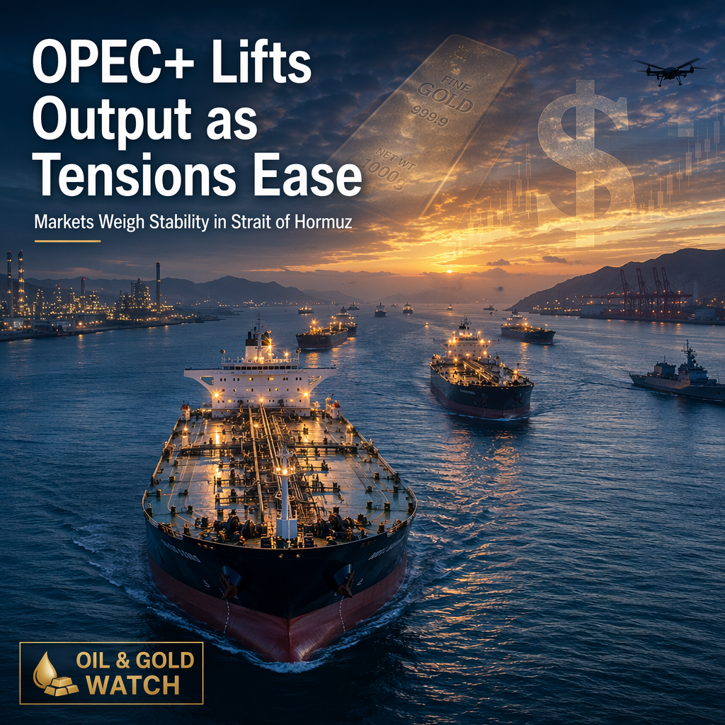 OPEC+ Approves Output Hike as Strait of Hormuz Stabilizes; Oil and Gold Markets React to Geopolitical Tensions
