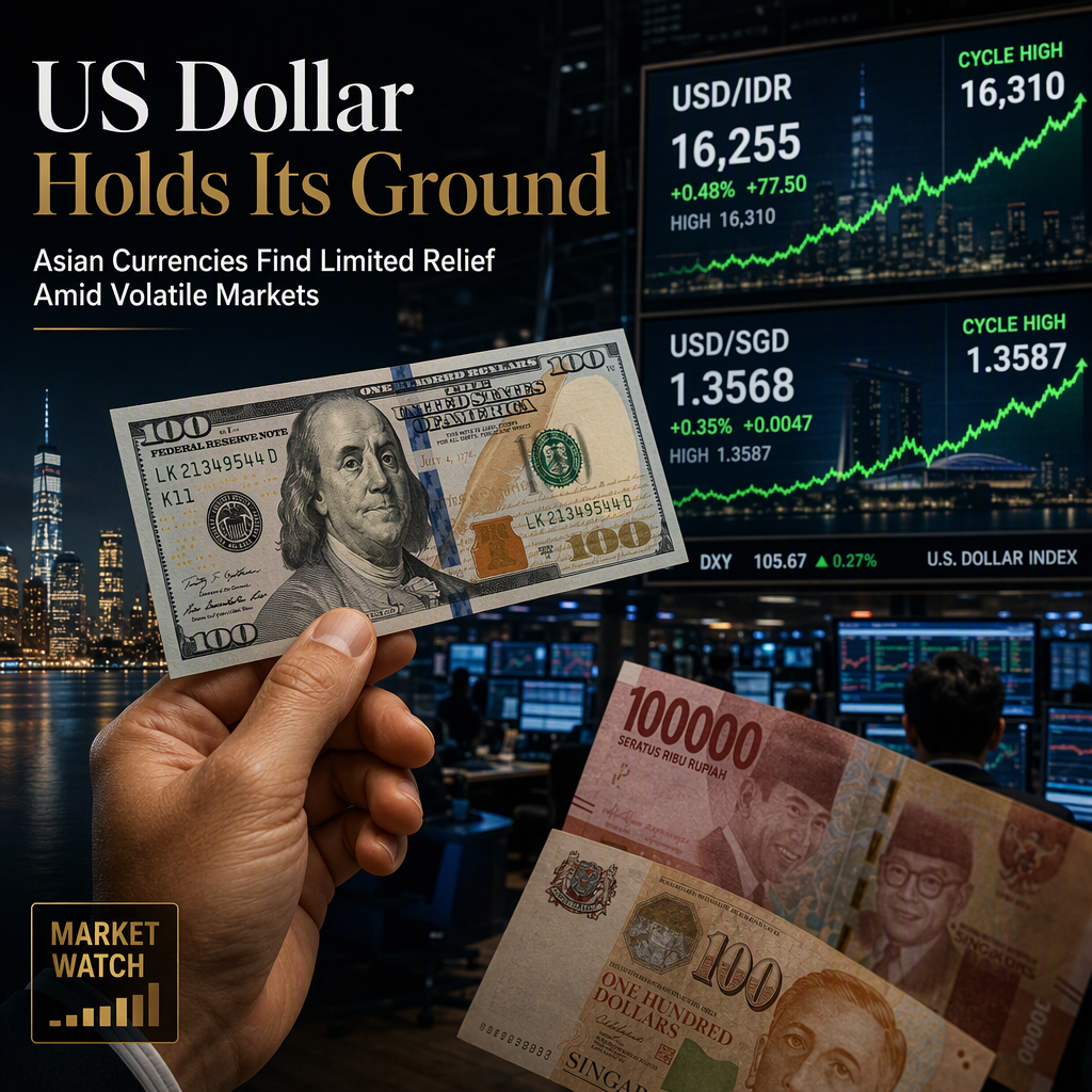 US Dollar Maintains Upside Risks Despite Softer Payrolls; Indonesian Rupiah and Singapore Dollar Show Limited Relief