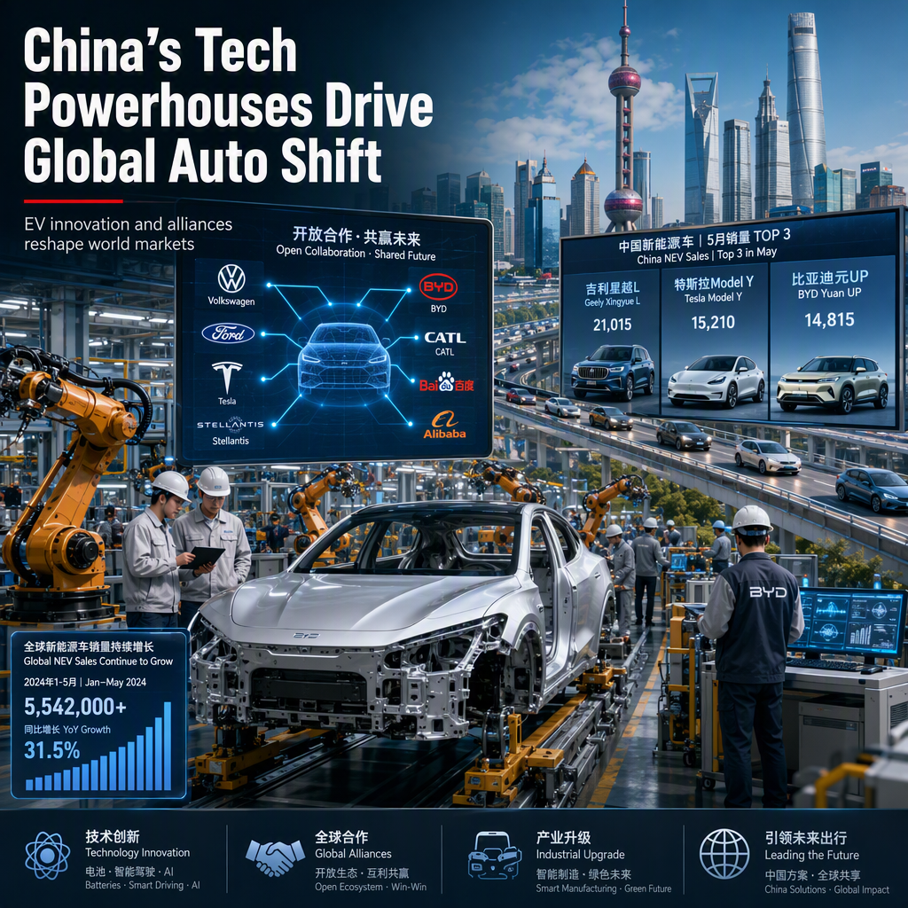 Chinese Tech and EV Makers Reshape Global and Domestic Auto Markets Amid Shifting Sales Dynamics