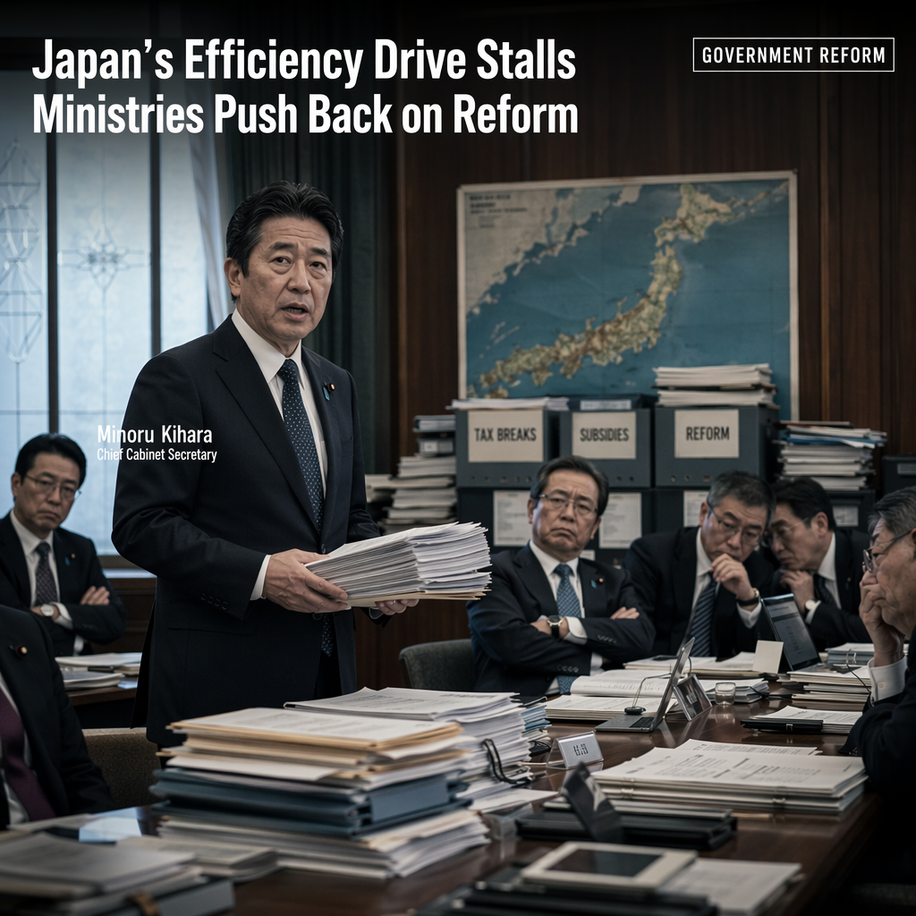 Japan's DOGE Efficiency Drive Faces Stiff Resistance from Ministries, Yields Minimal Cuts