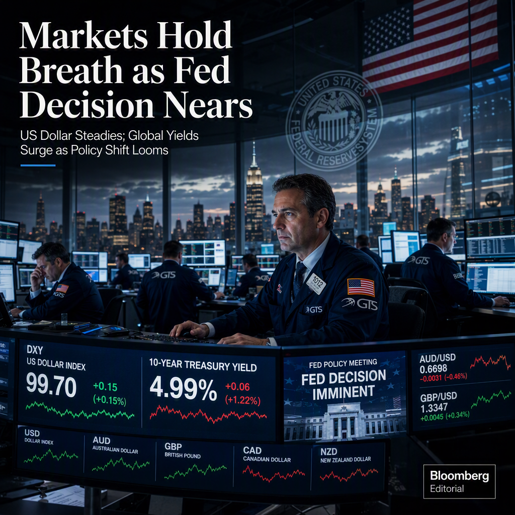Fed Rate Hike Looms as Markets Brace for Policy Shift; US Dollar Holds Near Highs