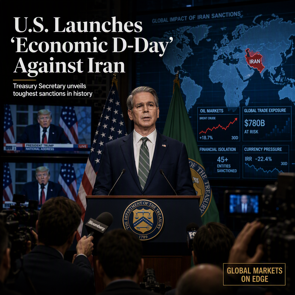 U.S. Treasury Secretary Unveils 'Toughest' Iran Sanctions Amid Escalating Economic Pressure