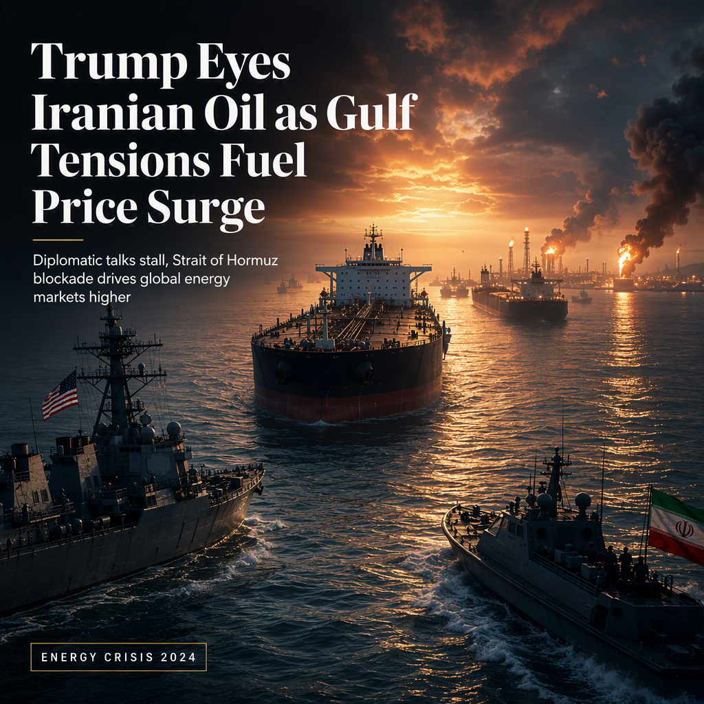 Trump Hints at U.S. Control of Iranian Oil as Hormuz Talks Stall, Oil Prices Surge