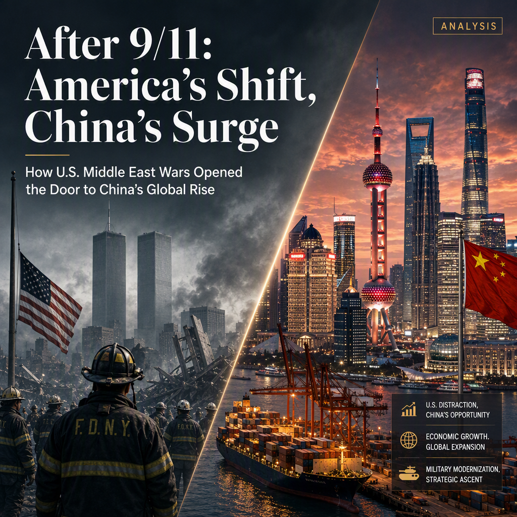 9/11 Paved the Way for China's Economic and Military Ascendancy Amid U.S. Strategic Shift