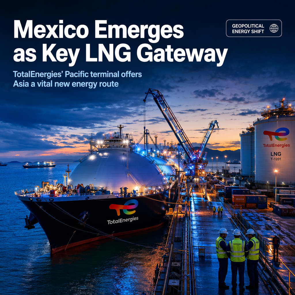 TotalEnergies Launches First LNG Shipment from Mexico to Asia Amid Geopolitical Supply Risks