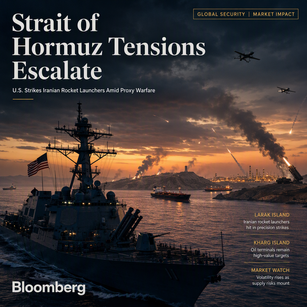 U.S. Strikes Iranian Rocket Launchers Amid Escalating Tensions in Strait of Hormuz