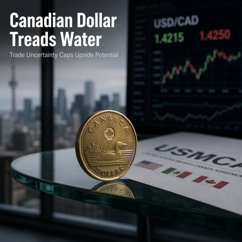 Canadian Dollar Holds Steady Amid USMCA Uncertainty and Limited Upside Potential