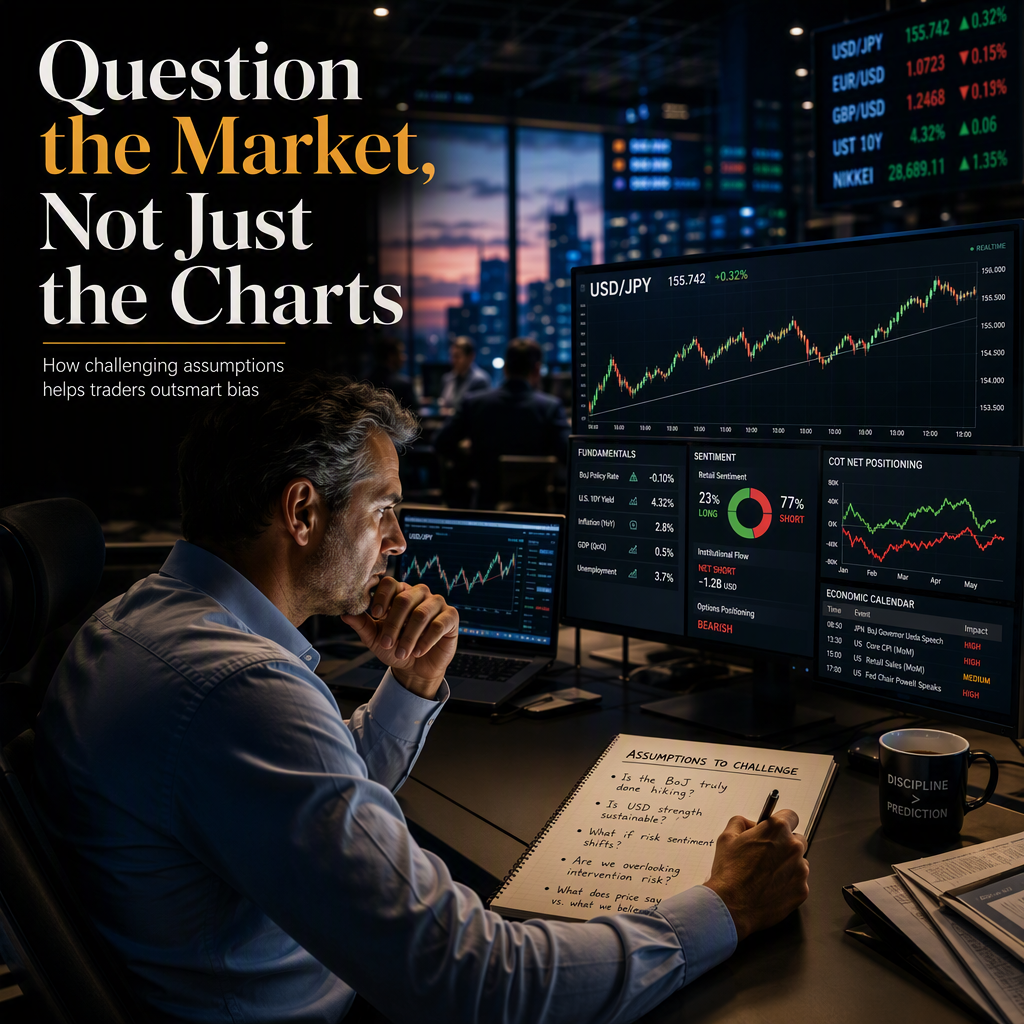 Traders Urged to Challenge Market Assumptions for Better Decision-Making