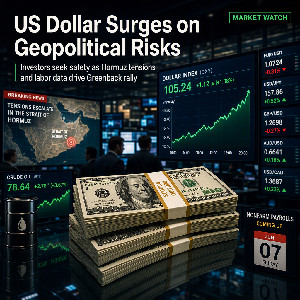 US Dollar Strengthens Amid Hormuz Tensions and Ahead of Nonfarm Payrolls