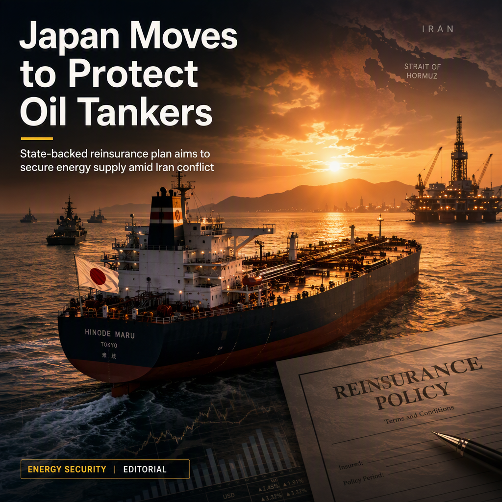 Japan Considers State Reinsurance for Oil Tankers Amid Iran War to Safeguard Energy Supply