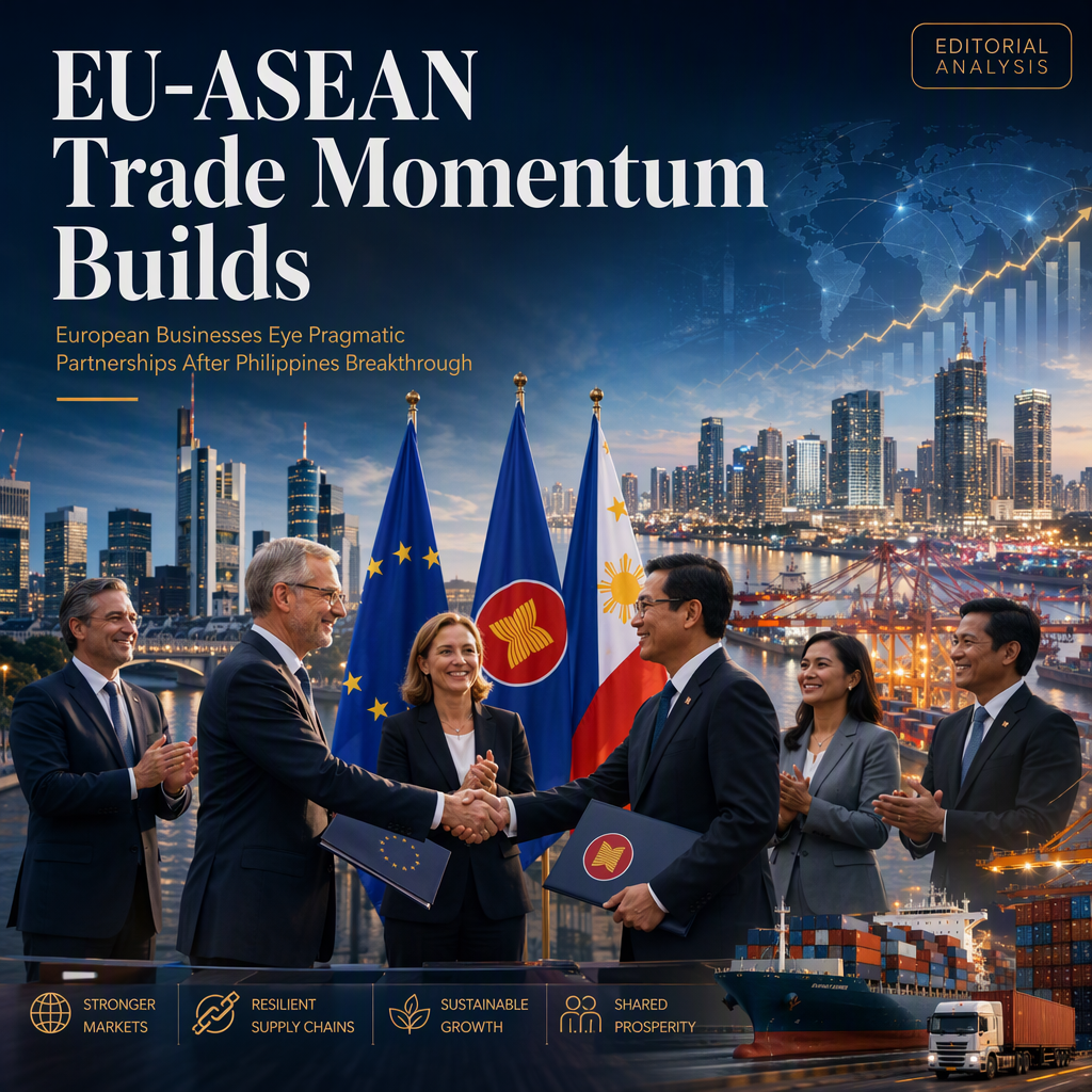 European Businesses Push for EU-ASEAN Trade Pact After Philippines Breakthrough