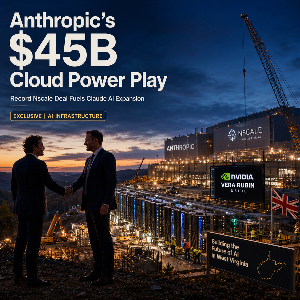 Anthropic Secures $45 Billion Cloud Deal with Nscale to Boost AI Infrastructure
