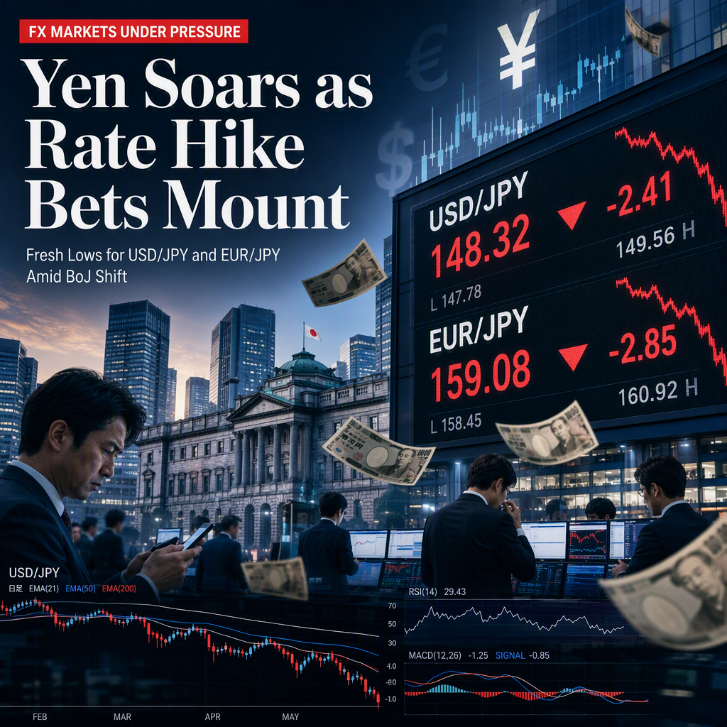 Japanese Yen Surges to Multi-Month Highs Amid BoJ Rate Hike Speculation, Pressuring EUR/JPY and USD/JPY
