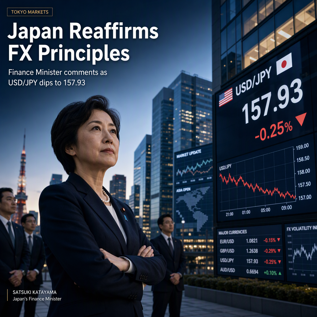Japan’s Finance Minister Reaffirms FX Principles Amid USD/JPY Decline