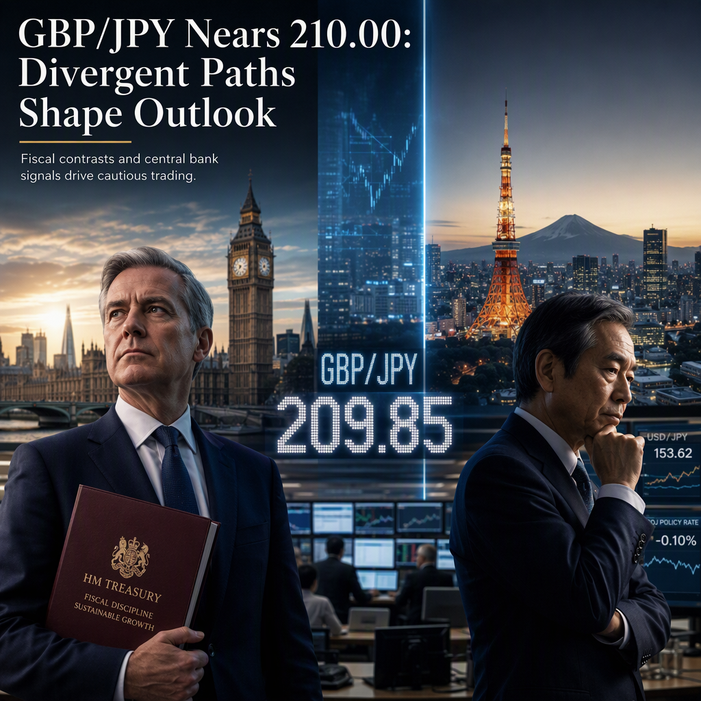 GBP/JPY Nears 210.00 as Divergent Fiscal Policies and Central Bank Signals Shape Outlook