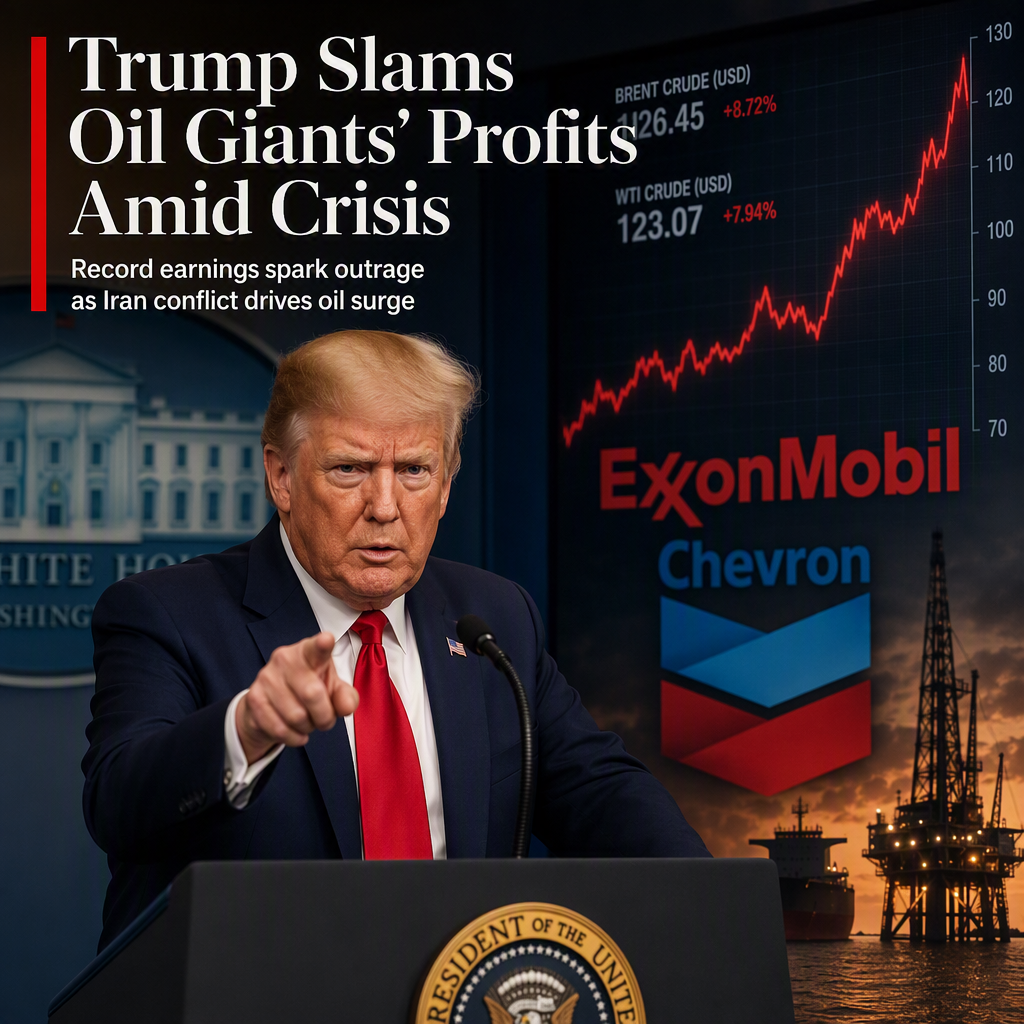 Trump Criticizes Exxon and Chevron for Windfall Profits Amid Iran Conflict-Driven Oil Price Surge