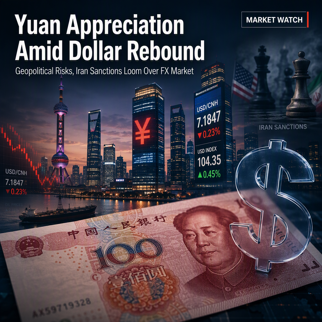 Chinese Yuan Faces Measured Appreciation Amid Geopolitical Risks and US Dollar Rebound