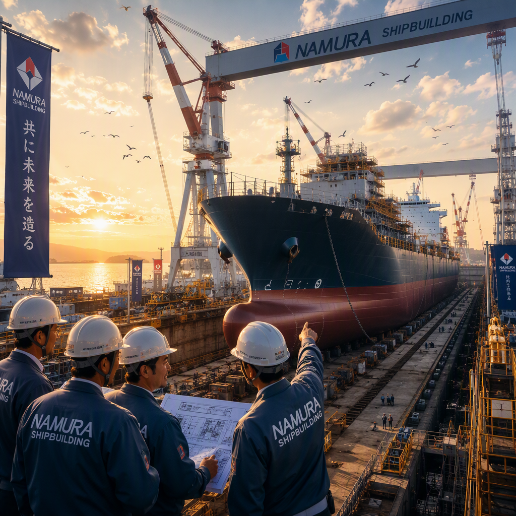 Namura Shipbuilding Announces Japan's First Large Shipbuilding Dock Since 2017, Signaling Industrial Revival