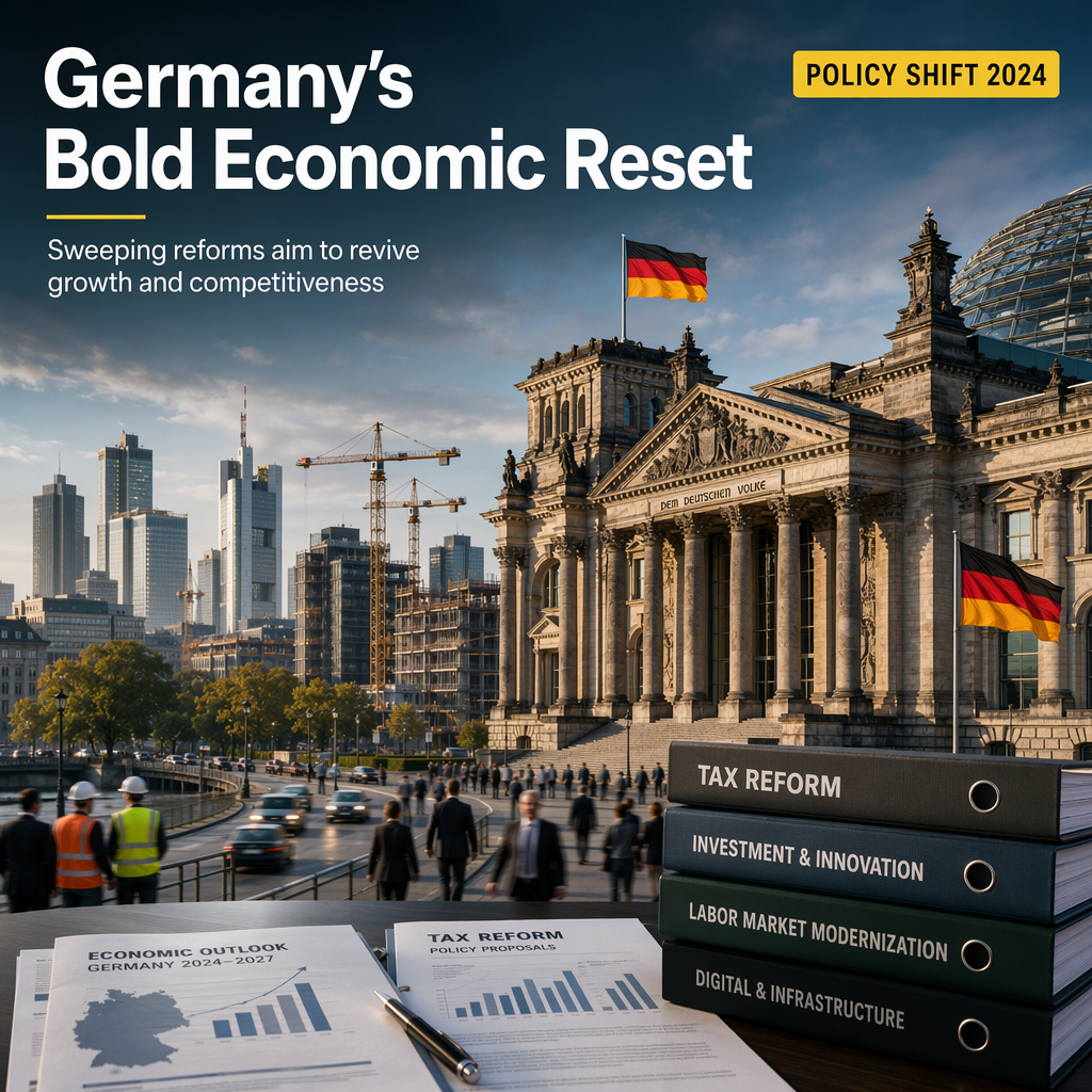 Germany Unveils Sweeping Reform Package to Boost Competitiveness and Support Growth Outlook
