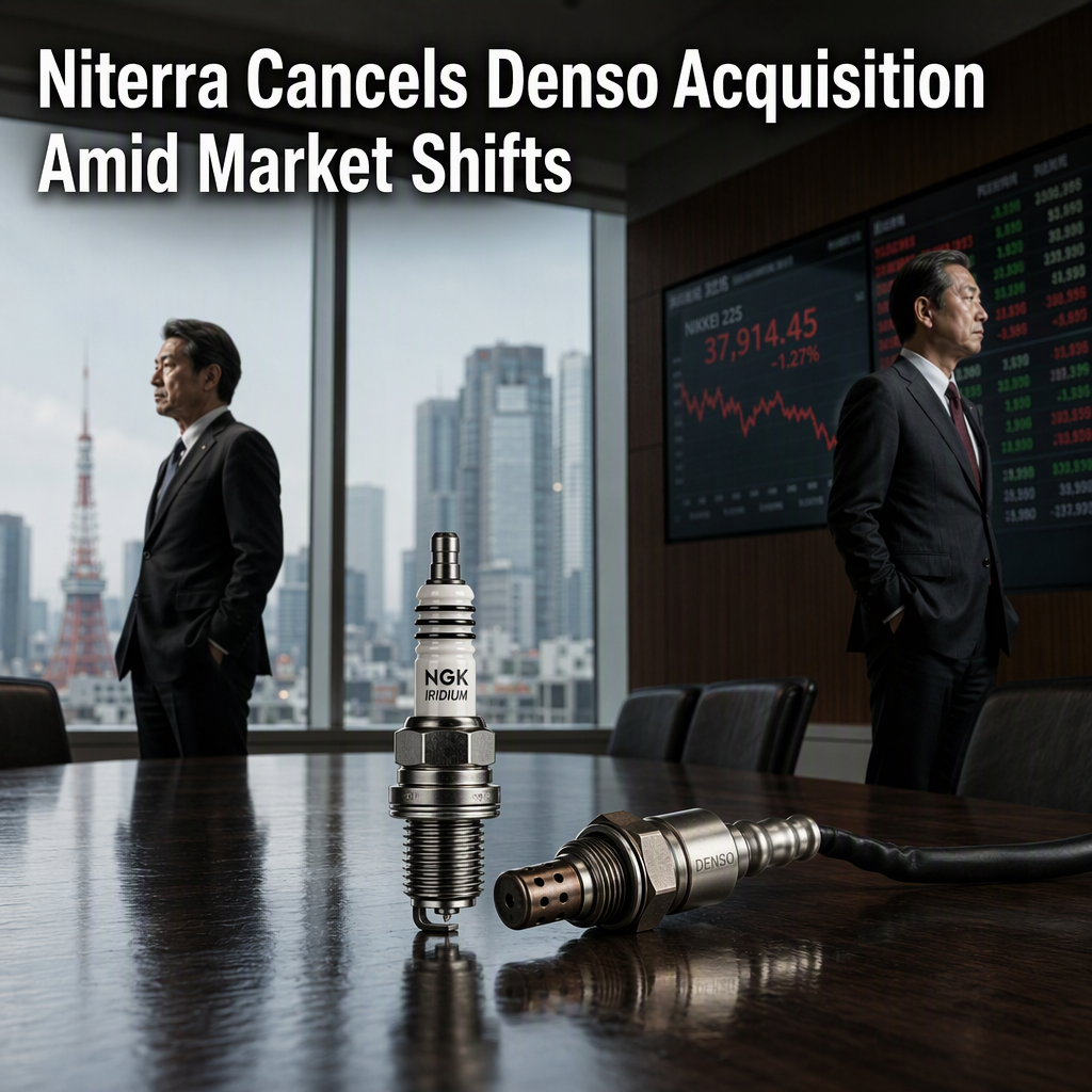 Niterra Cancels Acquisition of Denso's Spark Plug and Exhaust Sensor Businesses Amid Market Shifts