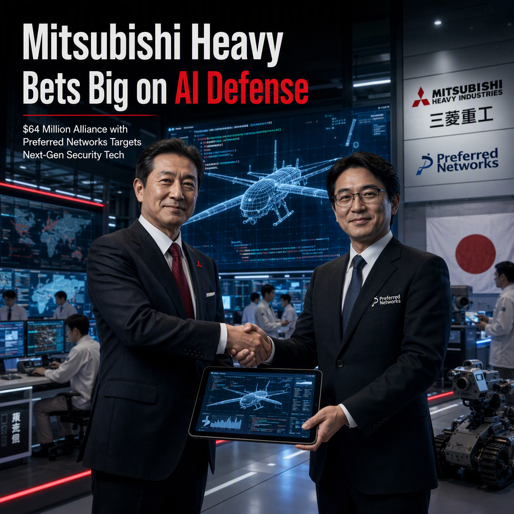 Mitsubishi Heavy Invests $64 Million in Preferred Networks to Advance AI for Defense