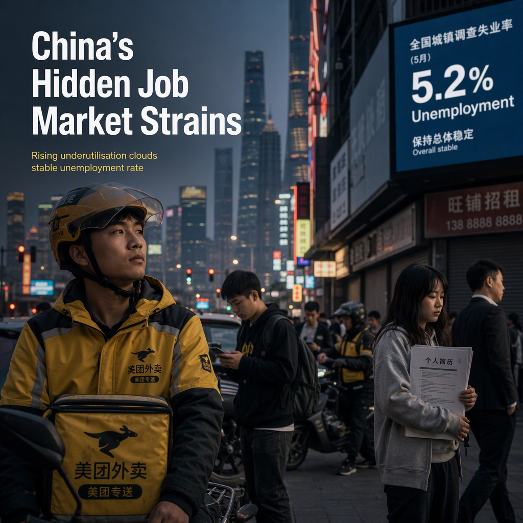 China Faces Rising Labour Underutilisation and Consumption Risks Despite Stable Unemployment Rate