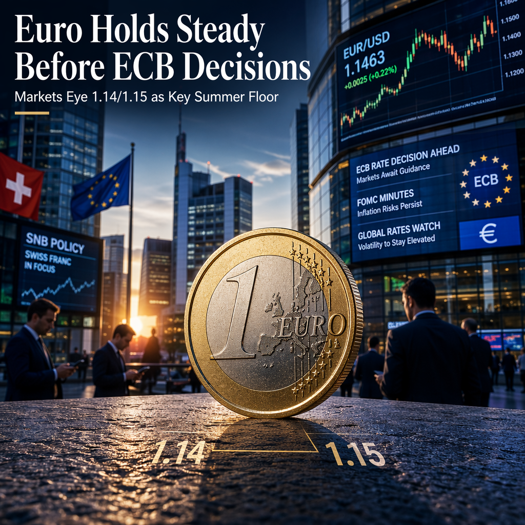 Euro Holds Range Floor Ahead of Key ECB Decisions, Says ING