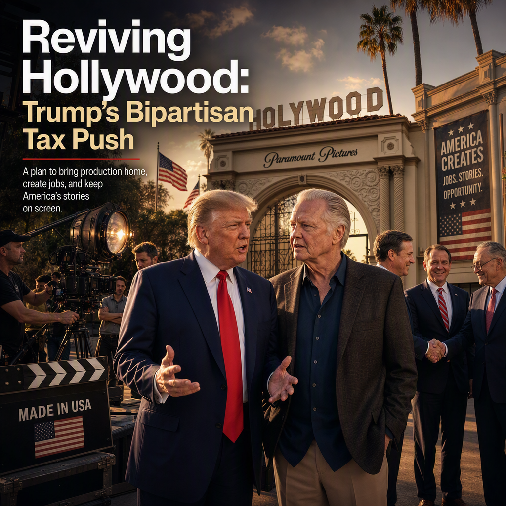 Trump Proposes Bipartisan Federal Tax Incentives to Revitalize U.S. Film and TV Industry