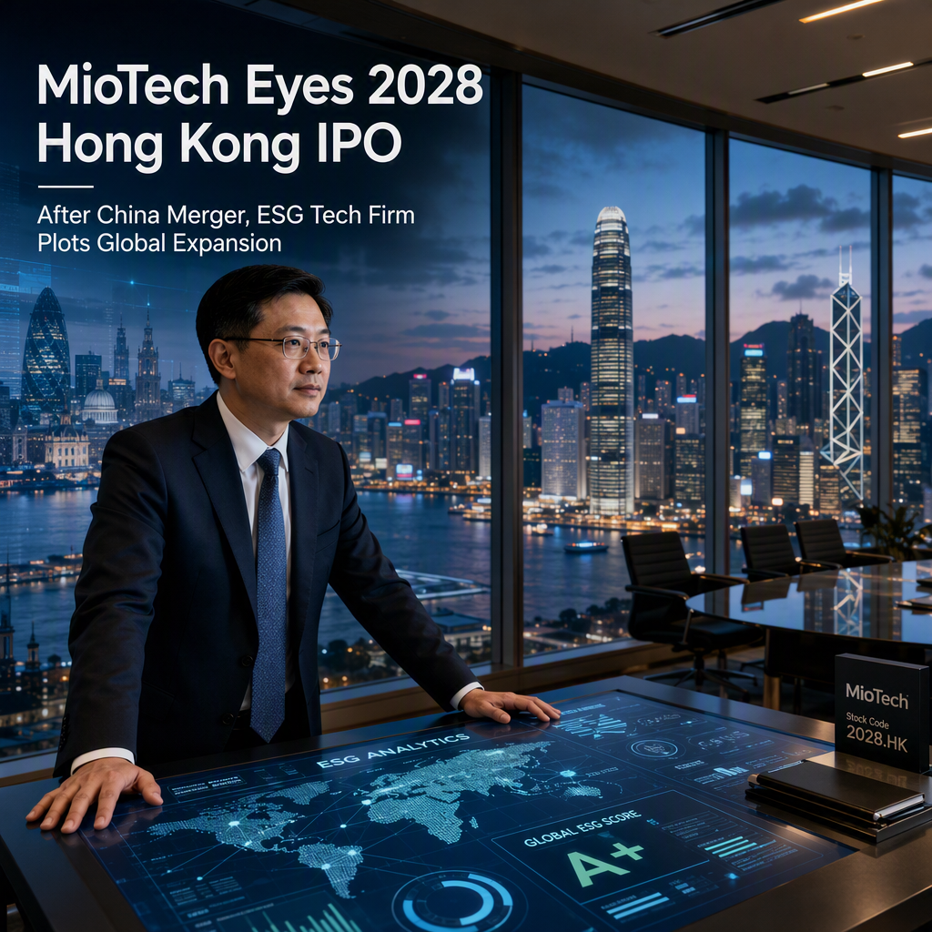 MioTech Targets 2028 Hong Kong IPO After Merging With China’s Top Credit Rating Agency Unit