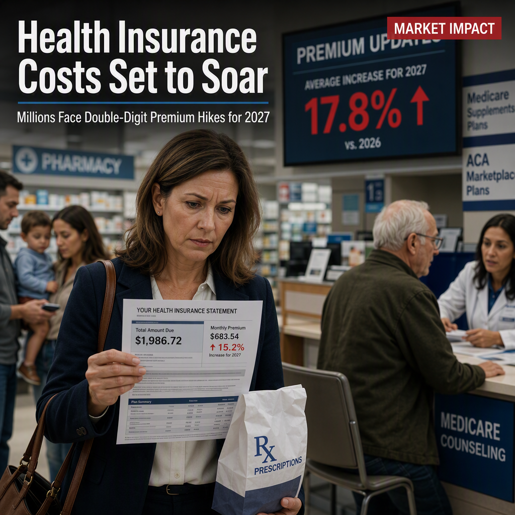 Americans Face Sharp Health Insurance Premium Increases in 2027 Amid Rising Medical Costs