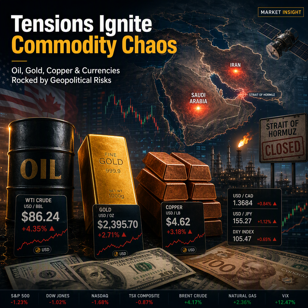 Escalating Middle East Tensions and US Tariff Uncertainty Drive Volatility Across Commodities and Currencies