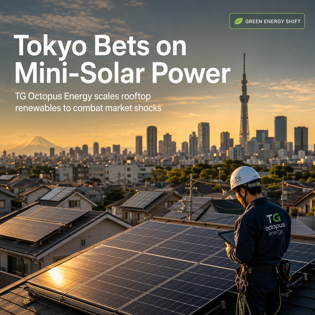 TG Octopus Energy Launches Ambitious Mini-Solar Expansion in Tokyo to Counter Market Volatility