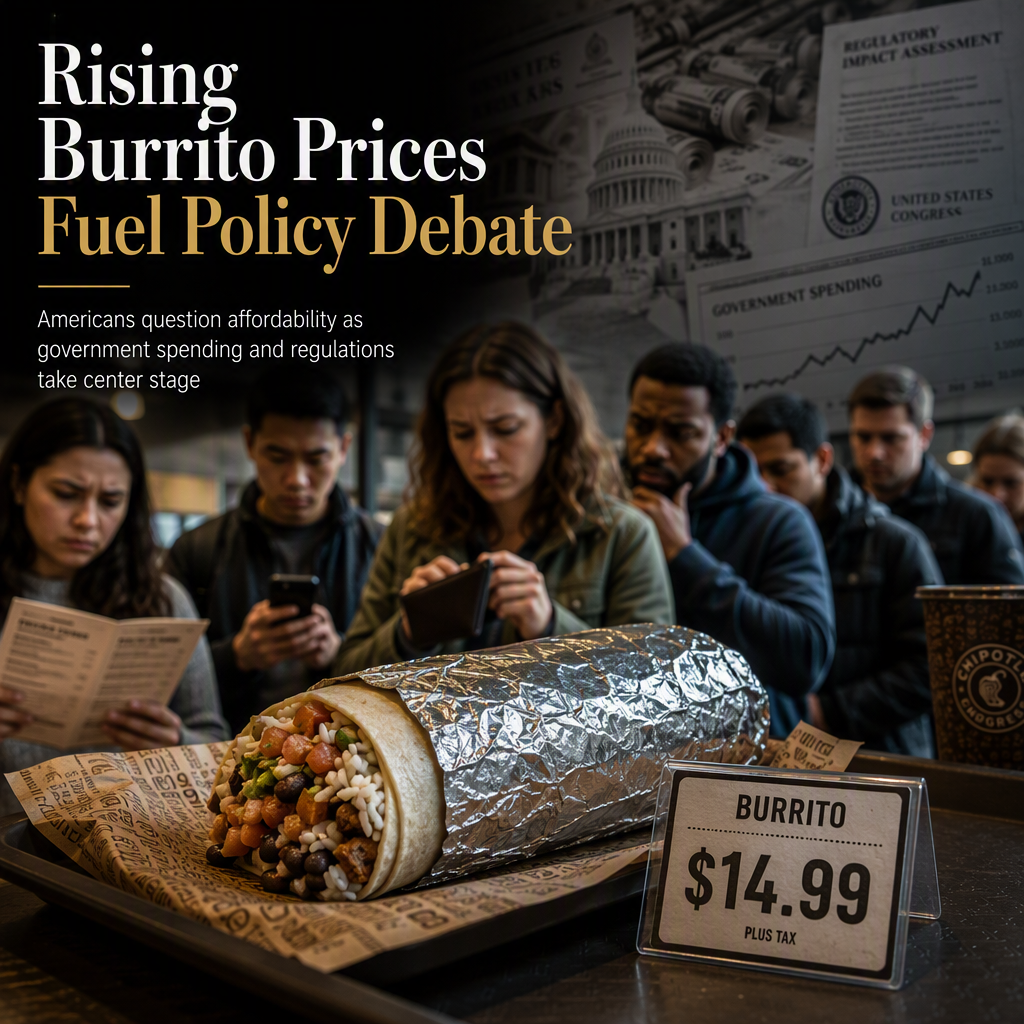 Rising Burrito Prices Spark Debate Over Government Policies and Affordability Crisis