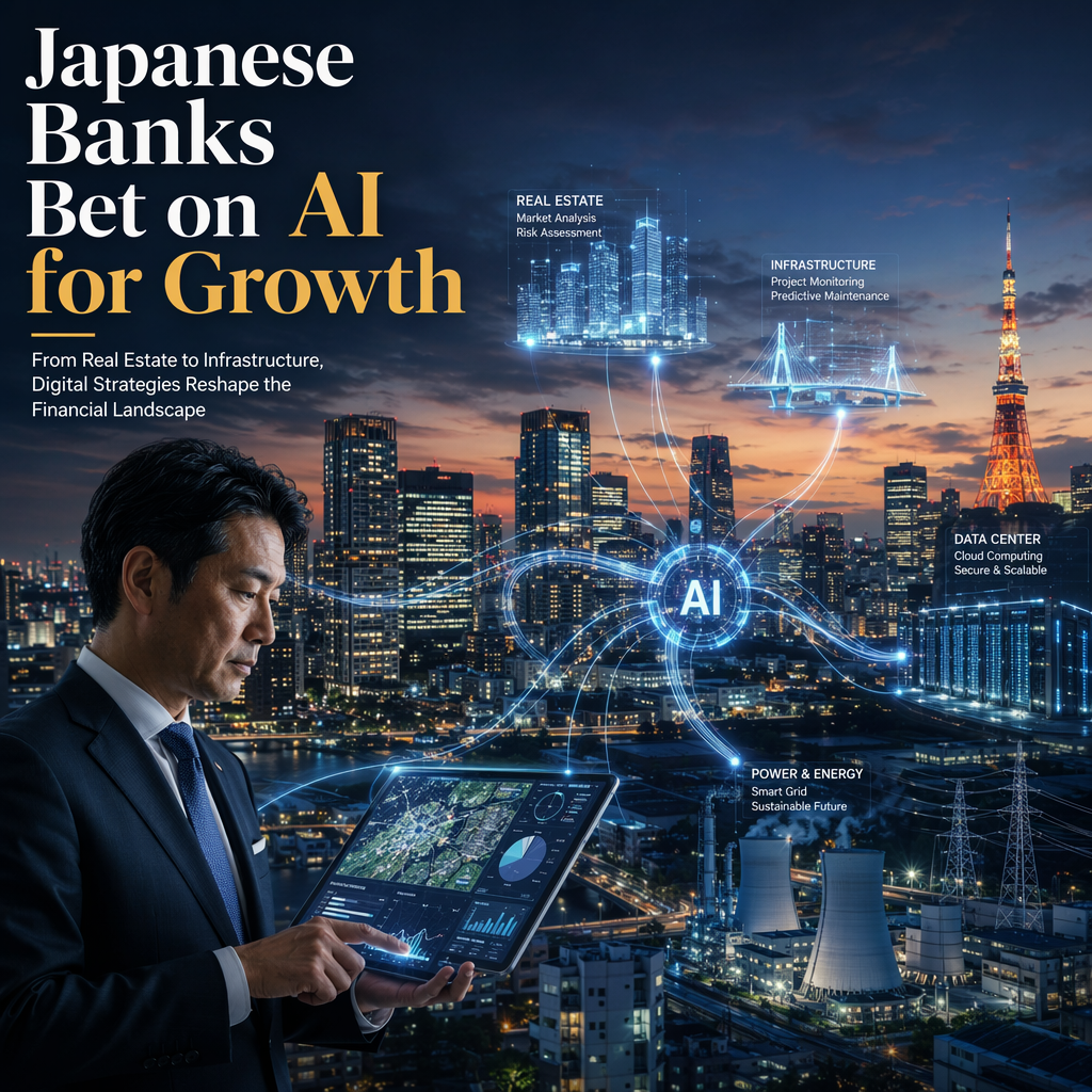 Japanese Banks Embrace AI-Driven Strategies in Real Estate and Infrastructure Investments