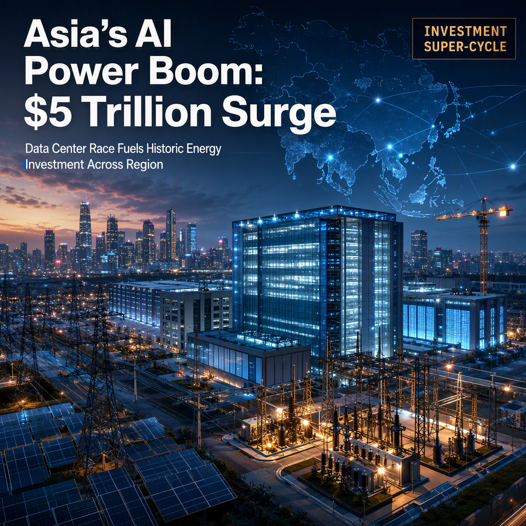 Asia's $5 Trillion Power Investment Supercycle Driven by AI Data Center Boom