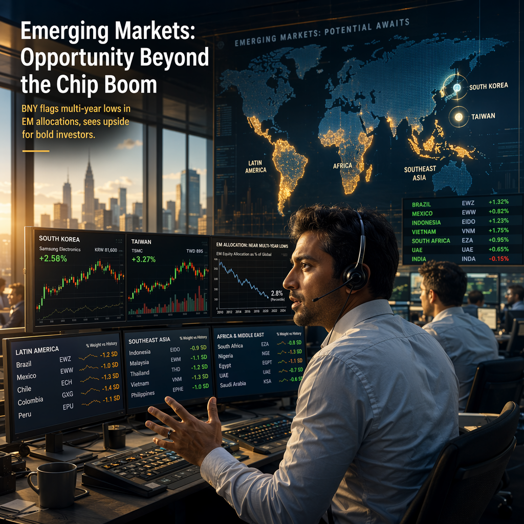 BNY Highlights Recovery Potential in Emerging Market Equities Amid Skewed Positioning