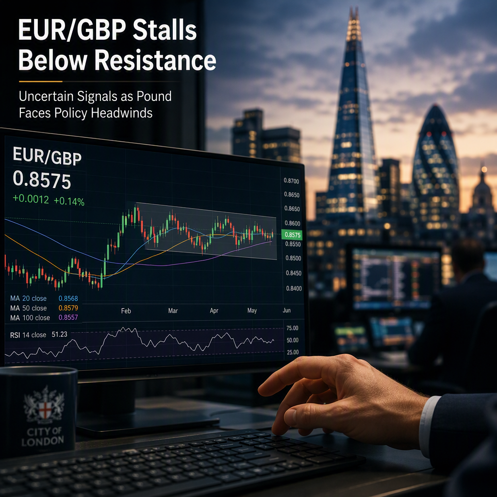 EUR/GBP Consolidates as Mixed Momentum Signals Stall Mid-July Rebound