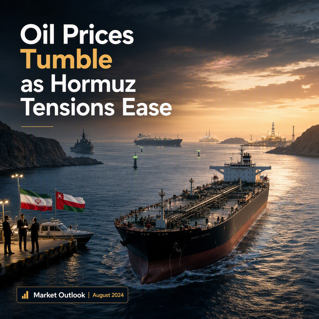 Oil Prices Slide as Diplomatic Progress in Hormuz Eases Supply Fears