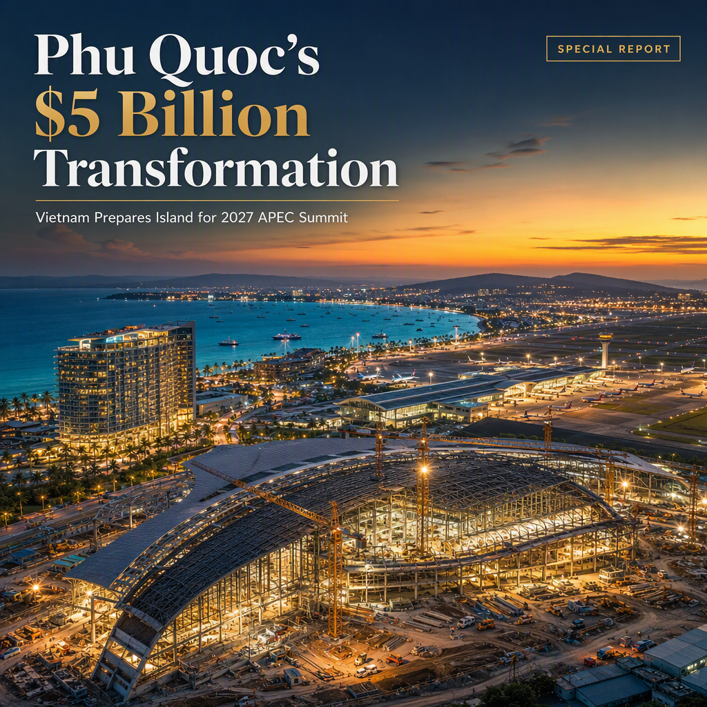 Vietnam Invests Over $5 Billion to Transform Phu Quoc Ahead of 2027 APEC Summit