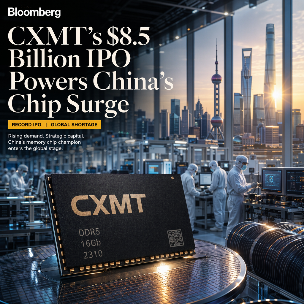 CXMT Set to Raise $8.5 Billion in Record-Breaking Chinese Chip IPO Amid Global Memory Shortage