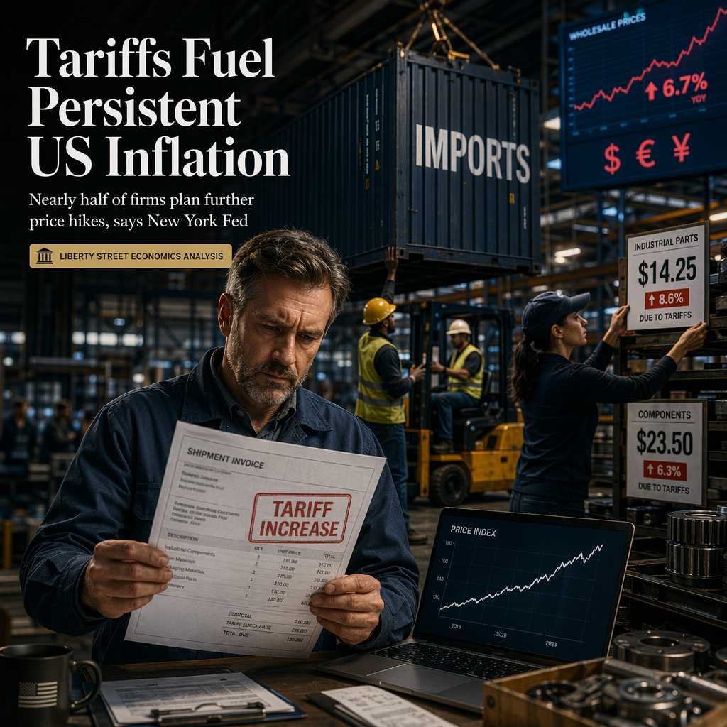 Tariff-Driven Price Hikes Threaten Prolonged US Inflation, Says New York Fed Analysis