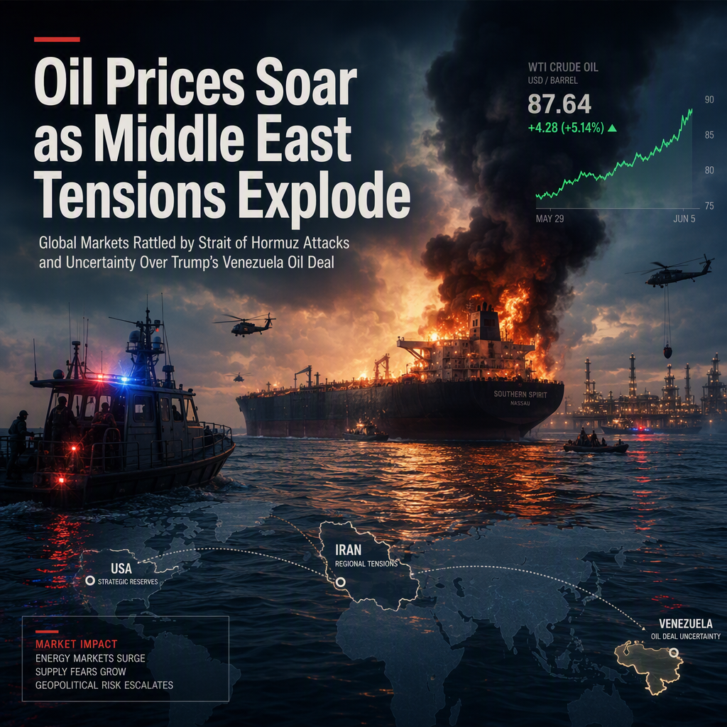 WTI Oil Surges Amid Middle East Escalation and Uncertainty Over Trump’s Venezuela Deal