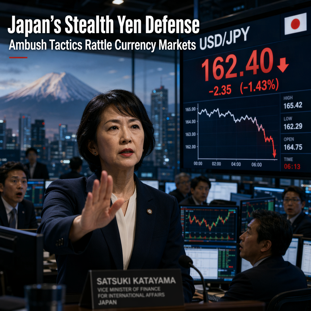 Japan Adopts Stealth Intervention Tactics to Support Yen, Pressuring USD/JPY Lower