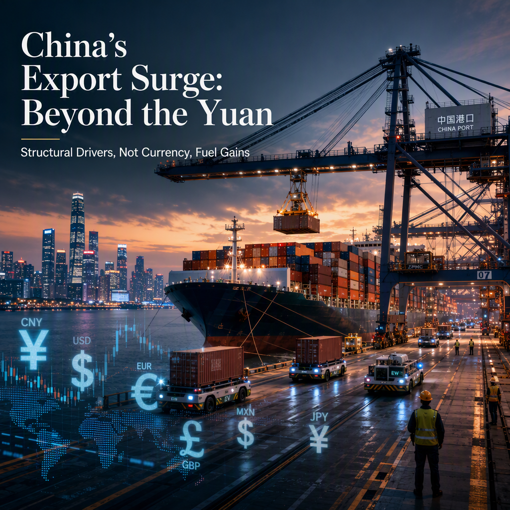 Commerzbank: Structural Factors, Not Weaker Yuan, Drive China's Export Gains